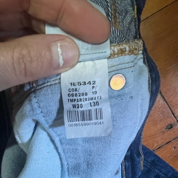 Abercrombie & fitch men’s 30x30 blue denim slim fit jeans EUC - Picture 8 of 8